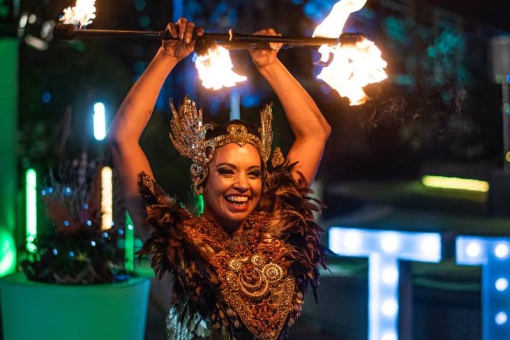 Milton conducts fire and fiesta at Norwood
