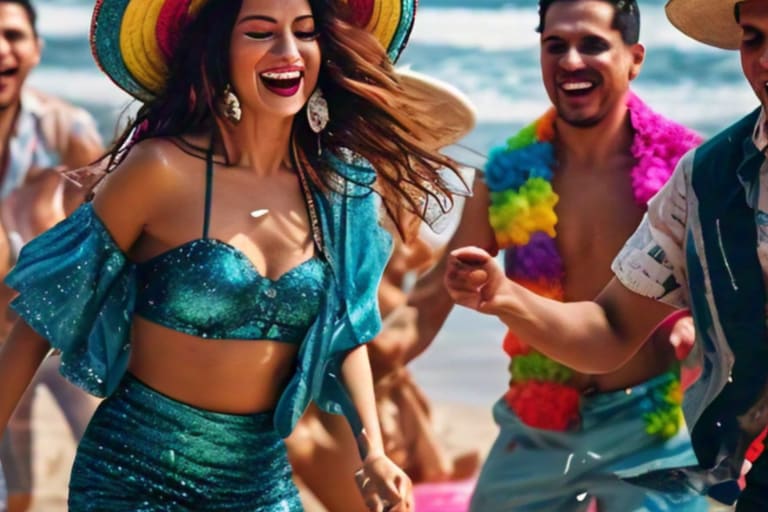 Latin New Year’s Eve Tropical Beach Party