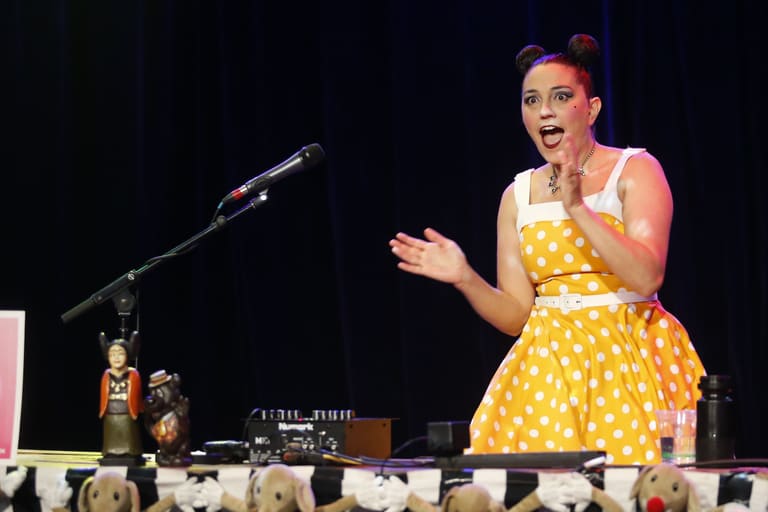 Fringe festival family fun with Monski Mouse at her Baby Disco Dance Hall and Baby Cabaret