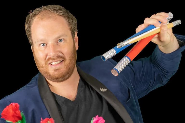 Zooming with magician Scott Stunz