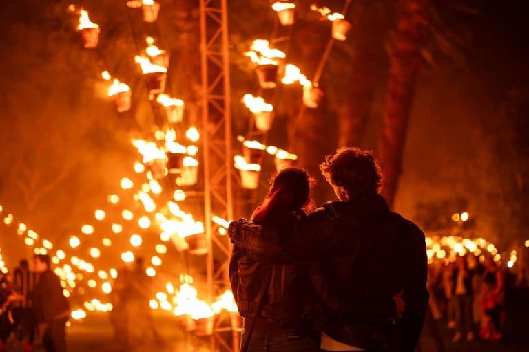 Spectacular international hit Fire Gardens announced as first event for Illuminate Adelaide 2024