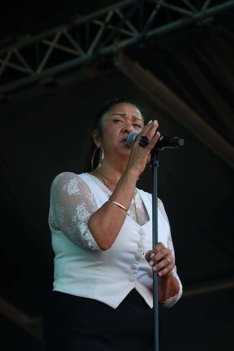 Mark Seymour With Vika & Linda Bull